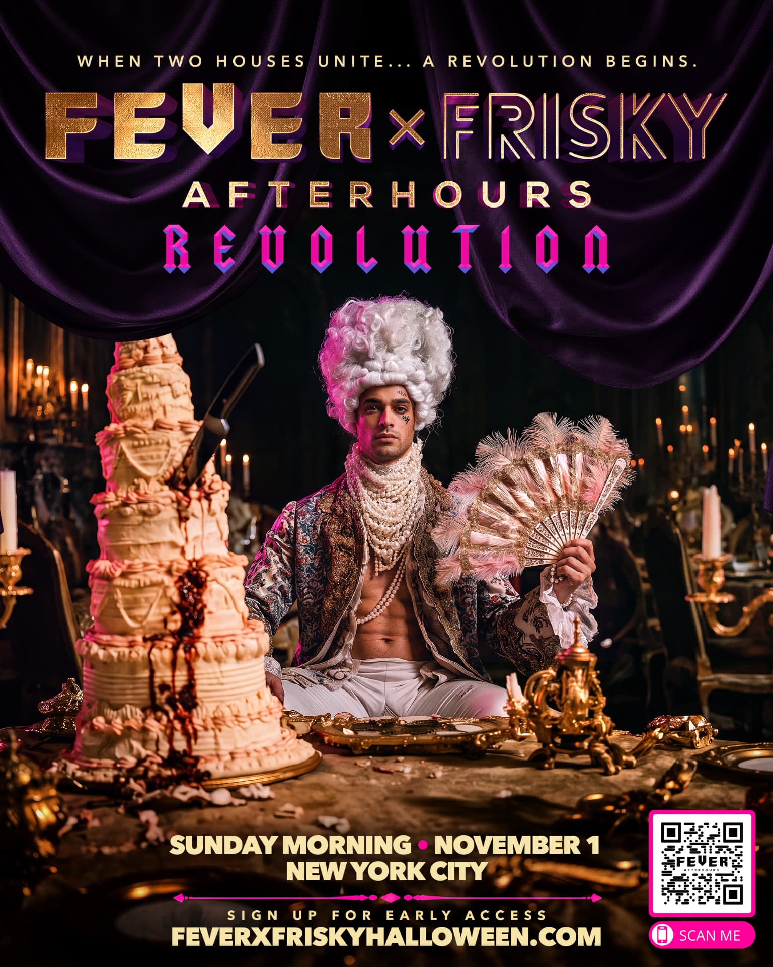Fever X Frisky Afterhours Revolution — Sunday morning, November 1, New York City